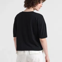 Only Black Graphic Print T-Shirt image 3