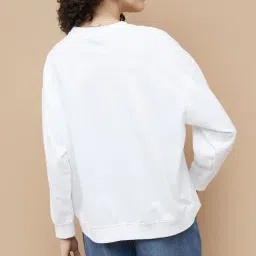 Ginger by Lifestyle White Printed Sweatshirt image 2