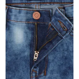 Allen Solly Junior Blue Solid Shorts image 3