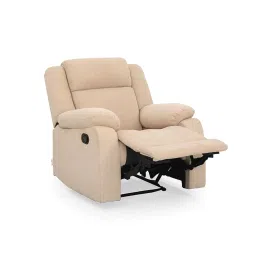 Duroflex Avalon Beige Pinewood Single Seater Recliner image 3