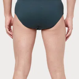 Zoiro Grass Gables & Dark Blue Cotton Regular Fit Briefs - Pack Of 2 image 3