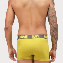 Zoiro Chinese Red & Castle Rock Regular Fit Trunks - Pack Of 2 image 3