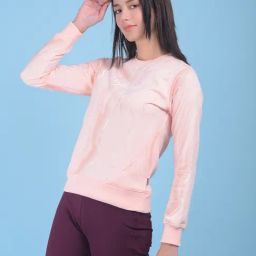 Crimsoune Club Peach Graphic Print Sweatshirt-picture-14