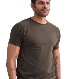 MOUNTMILLER Men's Solid Half Sleeve Og Tactical T-shirt image 1