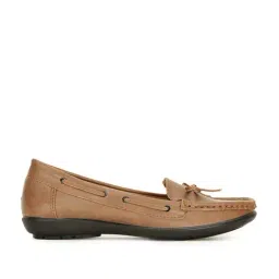 Bata Women's Brown Boat Shoes-picture-26