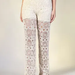 Showoff Beige Regular Fit Trousers-image-98