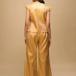 Samyukta Singhania Embroidered Top With Trousers Co-Ords image 5