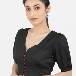 Llajja Pure Cotton Saree Blouse image 3