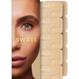 Swati Cosmetics Coloured Contact Lenses - Sandstone (1 Day, Power - 4.75)-picture-14