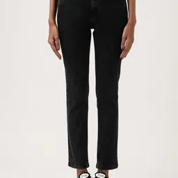 Jolene.club Women Slim Fit Mid-Rise Stretchable Jeans-image-3