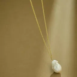 Fabindia Silver Long Necklace-image-9