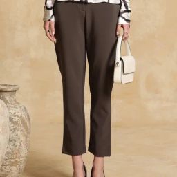 KAZO Grey Formal Trousers-picture-27