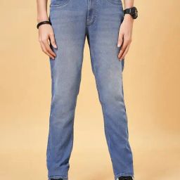 SF Jeans by Pantaloons Light Blue Regular Fit Jeans-picture-17