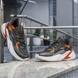 Red Tape Men's Black Walking Shoes-picture-39