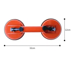 A&S TOOLSHOP Double Suction Glass Lifter Aluminium & Rubber 15 cm Diameter Red & Black, AS-26 (Pack of 2) image 5
