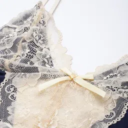 Ms.Lingies Satin Baby Doll With Thongs image 2