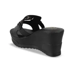 Catwalk Women Leather Wedge Heels Sandals image 3