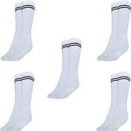 MUKHAKSH Unisex White Socks-image-85