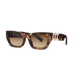 Daniel Klein UV400 Protection Oversized Rectangle Brown Lens Sunglasses image 2