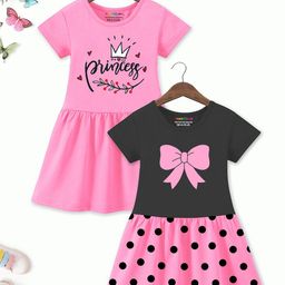YK X Trampoline Print A-Line Dress-picture-49