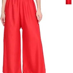 FAMBEE Women 2 Flared Knitted Palazzos-image-84