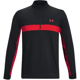 Under Armour Black Regular Fit Striped Sweatshirt image 3