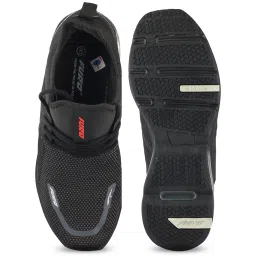 Furo by Red Chief Men's Black Running Shoes image 3