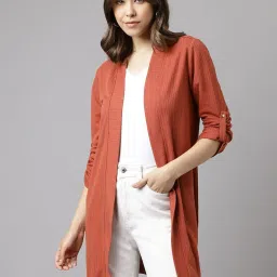 Latin Quarters Rust Textured Shrug image 3