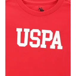 U.S. Polo Assn. Kids Red Printed T-Shirt image 3