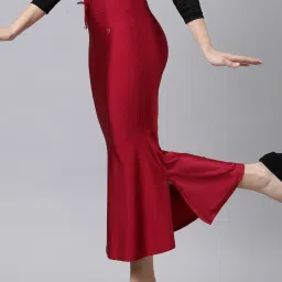 TWIN BIRDS Red & Yellow Plain Saree Shapewear - Pack Of 2 image 3