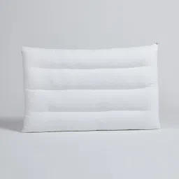 Spaces white polyester aurum slim pillow image 1