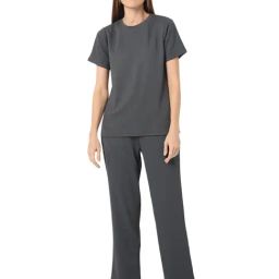 Smarty Pants Grey Cotton Night Suit-picture-0