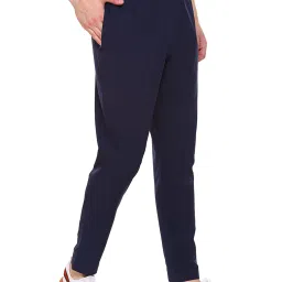 Asics Reflective Navy Regular Fit Sports Trackpants image 3