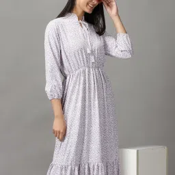 showoffff SHOWOFF White Printed A-Line Dress image 1