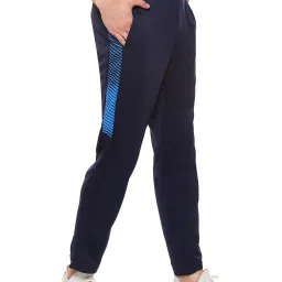 Asics Navy Regular Fit Sports Trackpants image 3