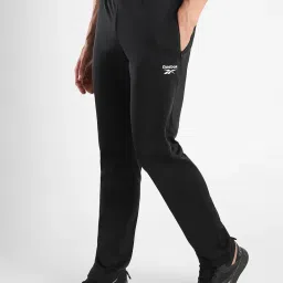 Reebok Black Regular Fit Sports Trackpants image 3