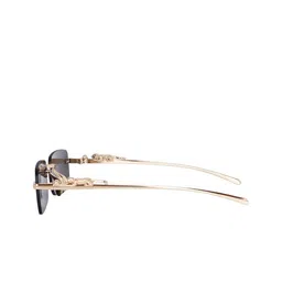 EYMEN I Unisex Rectangle Sunglasses with Polarised and UV Cartier Black-Golden image 3