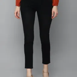 Allen Solly Black Cotton Mid Rise Jeans-image-15