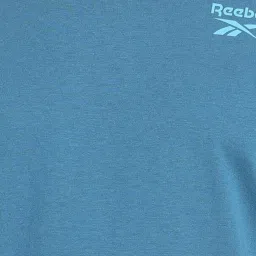 Reebok Blue Cotton Slim Fit Sports T-Shirt image 3
