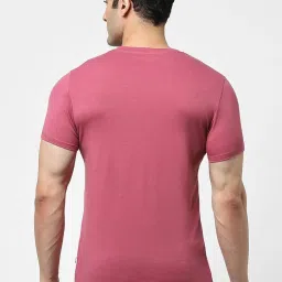 Jack & Jones Pink Regular Fit Cotton Lounge T-Shirt image 3