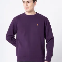 Red Tape Dark Purple Full Sleeves Round Neck Sweatshirt-picture-32