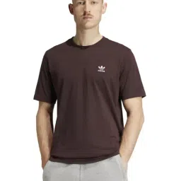 Adidas Originals Brown Regular Fit Sports T-Shirt-image-7