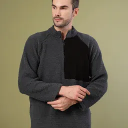 Rigo Dark Grey Polyester Loose fit sweatshirt image 1