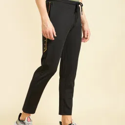 Sweet Dreams Black Regular Fit Sports Trackpants image 3