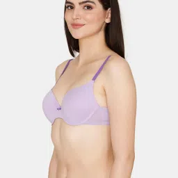 Zivame Lilac Medium Coverage T-Shirt Bra image 3