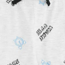 Pantaloons Junior Kids Grey Cotton Printed Shorts image 3