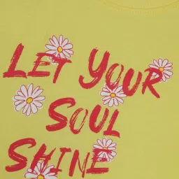 Gini & Jony Kids Yellow Printed Top image 3