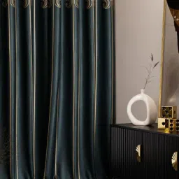 Stoa Paris Multicolor Polyester Printed Long Door Curtain image 3