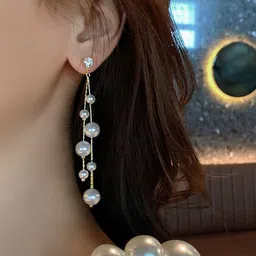 Celestique Spherical Drop Earrings image 3