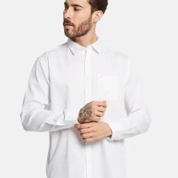 Mettle White Cotton Regular Fit Shirt-picture-29